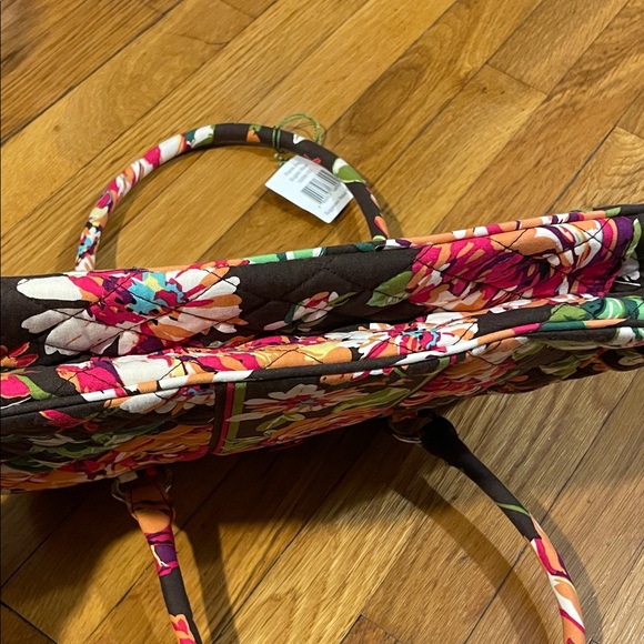 NWT Vera Bradley Multicolor Floral Tote Frame Bag - Picture 9 of 12